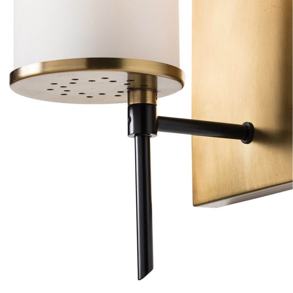 Arteriors Home 49999  1 Light/ Frosted Glass/ Antique Brass/ Bronze Image 2