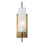 Arteriors Home 49999  1 Light/ Frosted Glass/ Antique Brass/ Bronze Image 1