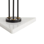 Arteriors Home 79661  White Marble/black Iron/antique Brass Image 3