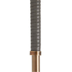 Arteriors Home 79813 Heritage Brass Heritage Brass/gray Leather/black Marble Image 4