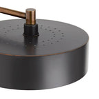 Arteriors Home 79813 Heritage Brass Heritage Brass/gray Leather/black Marble Image 3