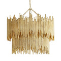 Arteriors Home 84006  8 Light/gold Leafed Iron Image 1