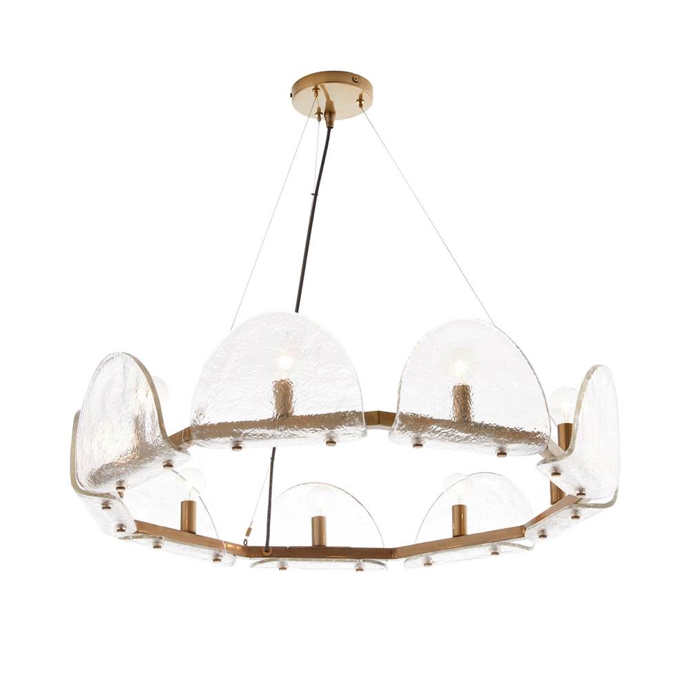 Arteriors Home 84065  Smoke Luster/antique Brass Image 3