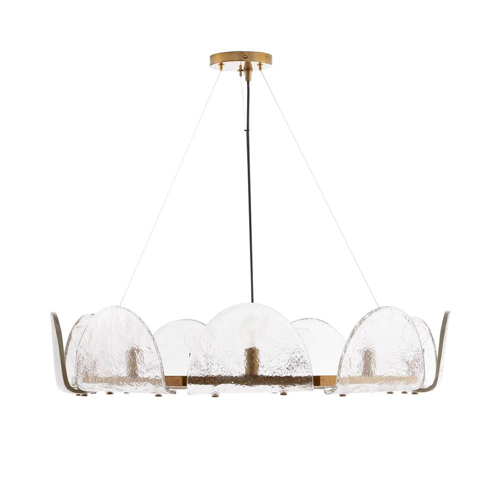 Arteriors Home 84065  Smoke Luster/antique Brass Image 1