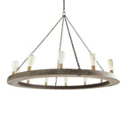 Arteriors Home  12 Light/gray Wood/rusted Iron