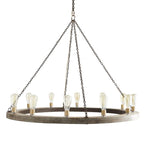 Arteriors Home 84174  12 Light/gray Wood/rusted Iron Image 1