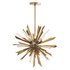 Arteriors Home 89027  8 Light/antique Brass/clear Glass Image 1