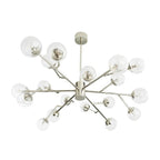 Arteriors Home  18 Light/polished Nickel/clear Glass/swivel Arms