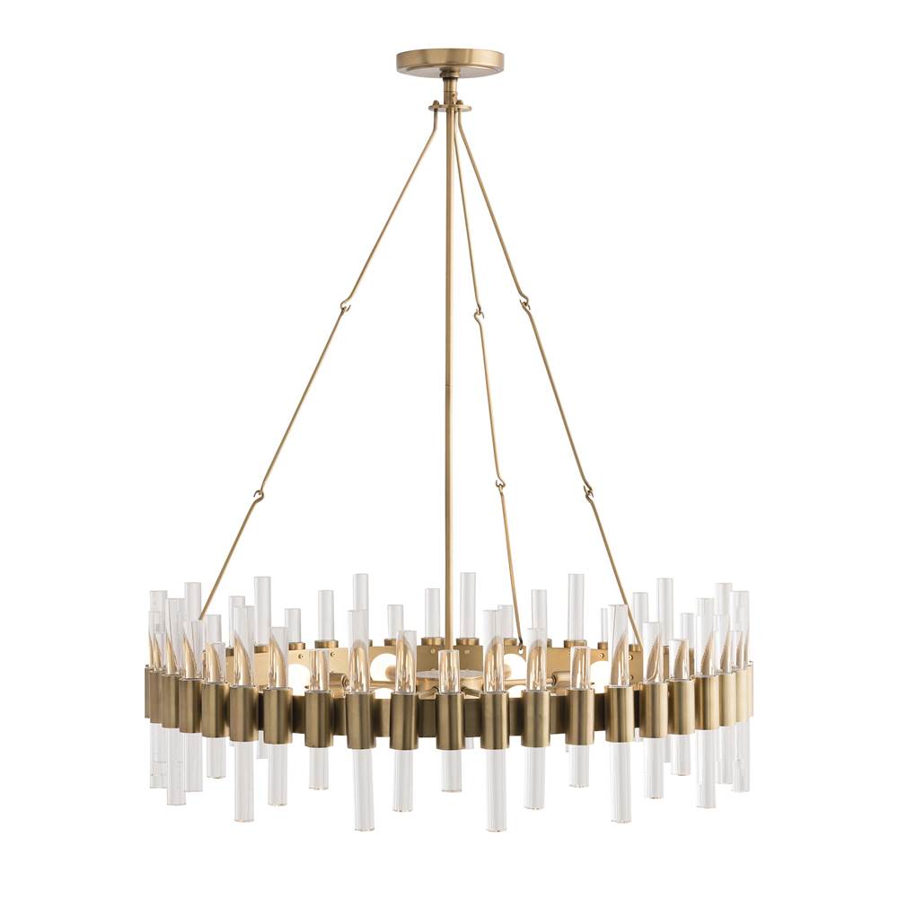 Arteriors Home Haskell Antique Brass/clear Acrylic
