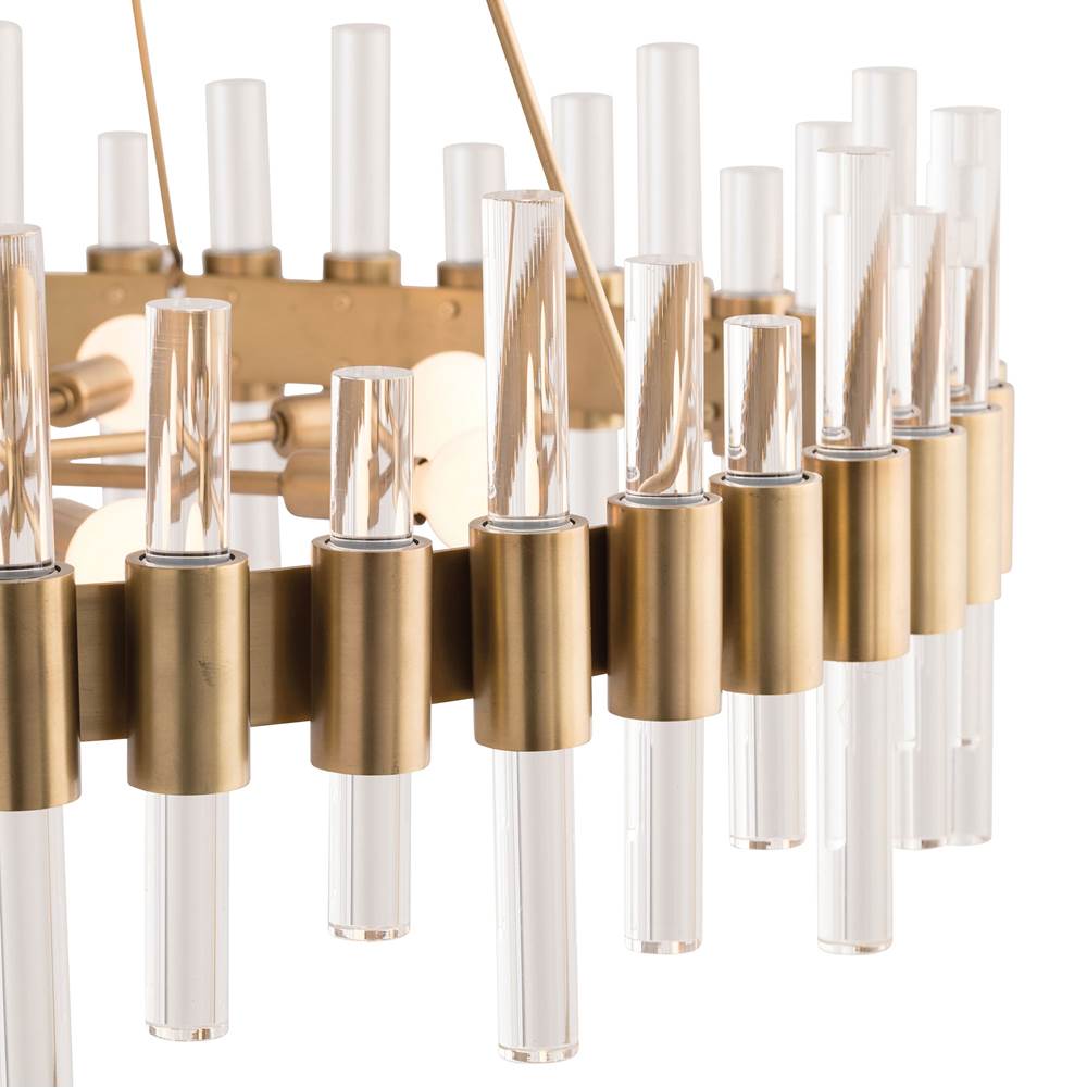 Arteriors Home 89055 Antique Brass Antique Brass/clear Acrylic Image 5