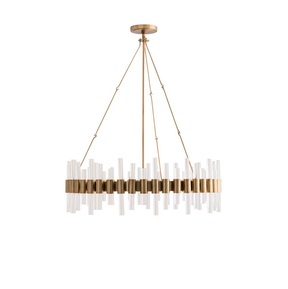 Arteriors Home 89055 Antique Brass Antique Brass/clear Acrylic Image 1