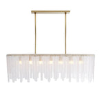 Arteriors Home  7 Light/clear Seedy Glass/antique Brass