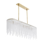 Arteriors Home 89065  7 Light/clear Seedy Glass/antique Brass Image 4