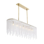 Arteriors Home 89065  7 Light/clear Seedy Glass/antique Brass Image 3