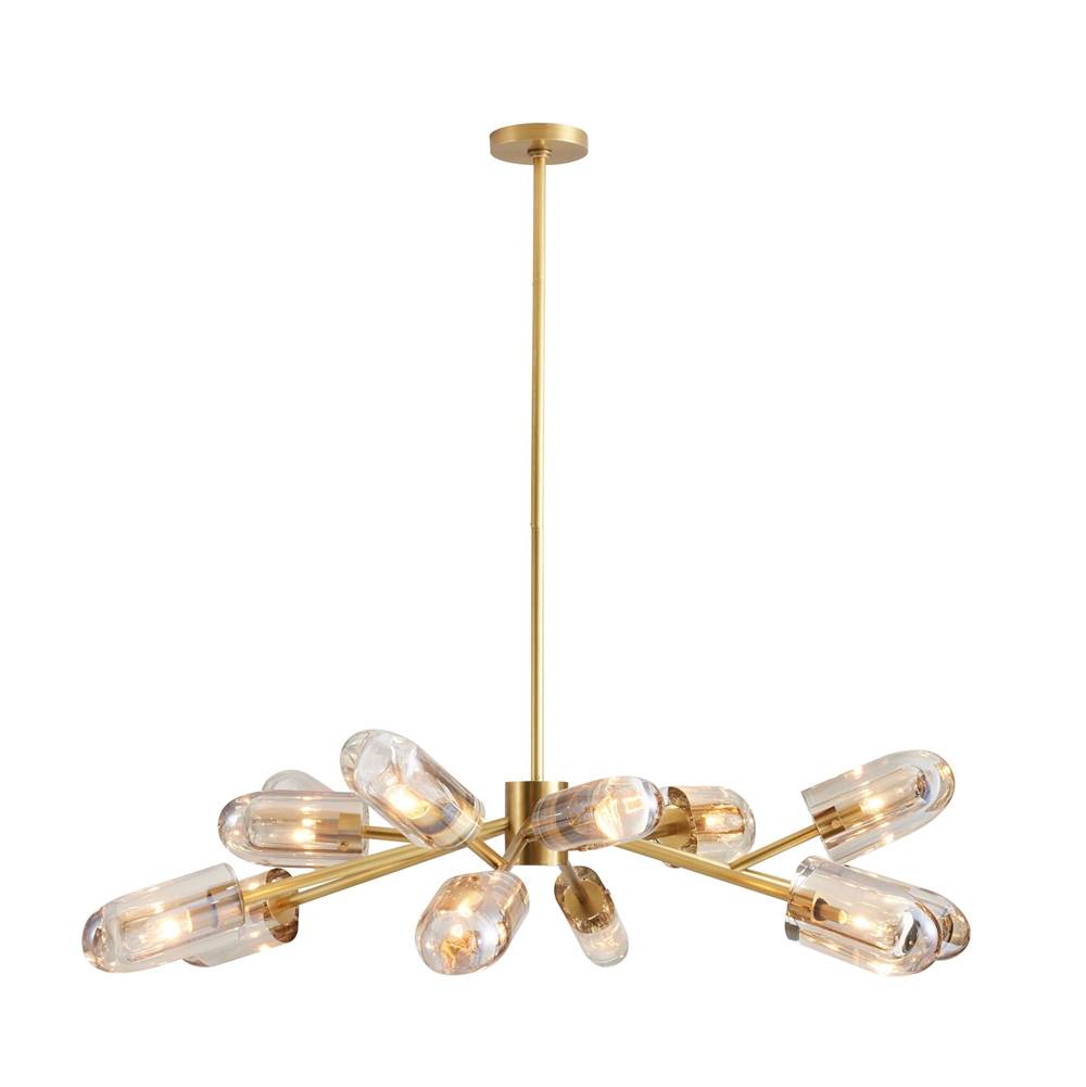 Arteriors Home  12 Light/champagne Crystal/antique Brass
