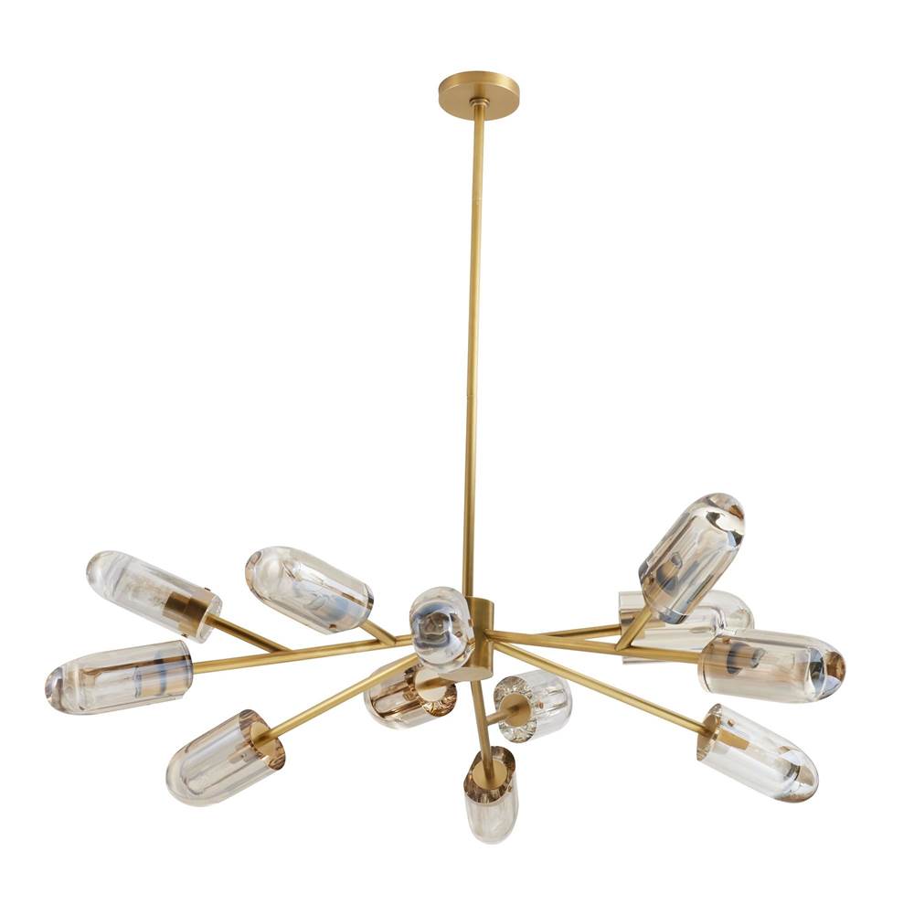 Arteriors Home 89067  12 Light/champagne Crystal/antique Brass Image 4