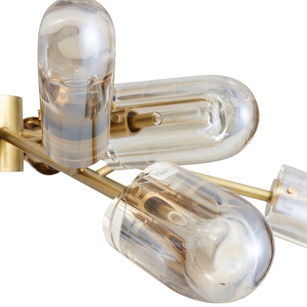Arteriors Home 89067  12 Light/champagne Crystal/antique Brass Image 2