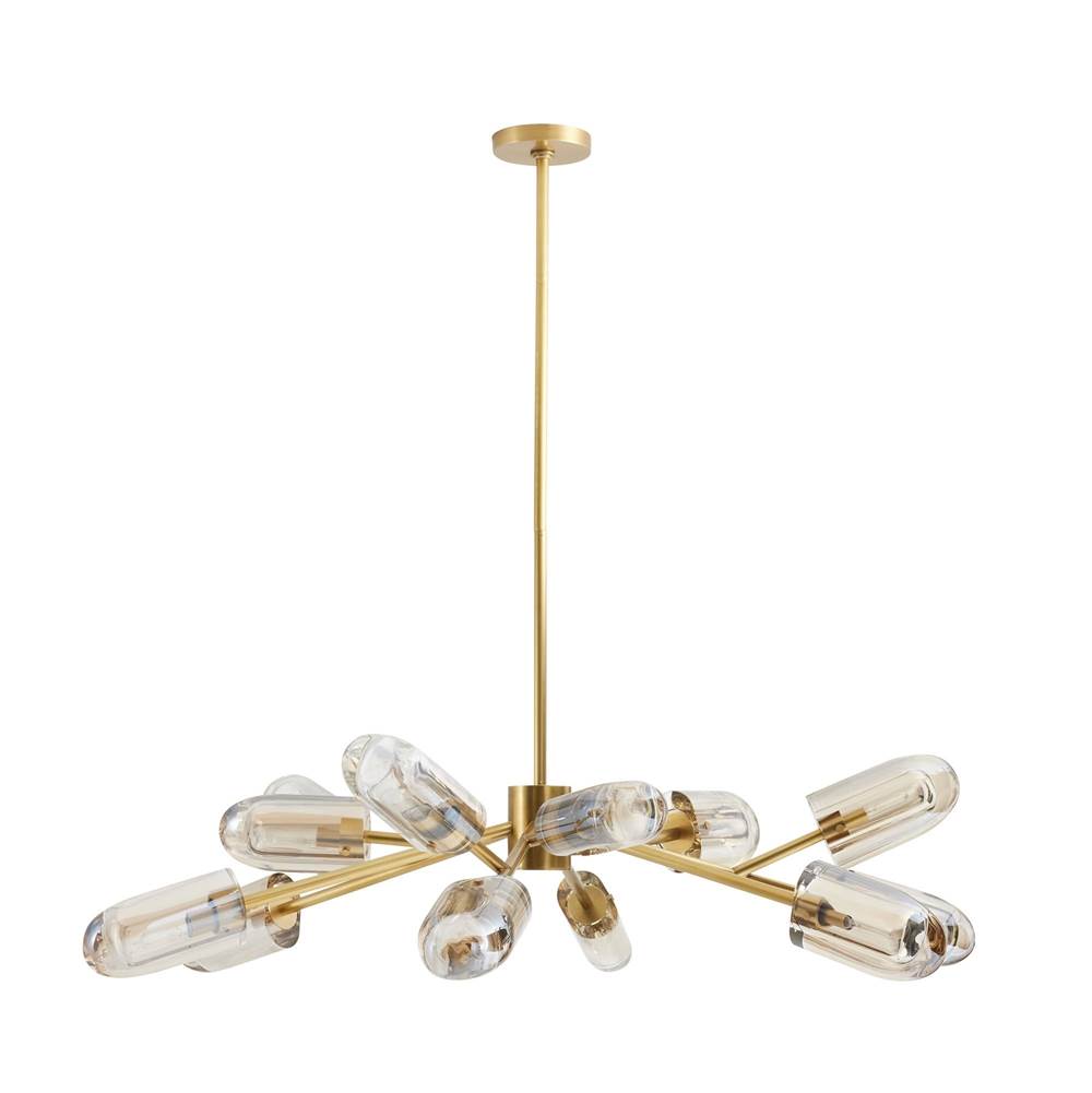 Arteriors Home 89067  12 Light/champagne Crystal/antique Brass Image 1