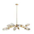 Arteriors Home 89067  12 Light/champagne Crystal/antique Brass Image 1
