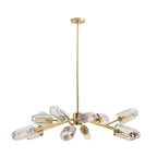Arteriors Home 89067  12 Light/champagne Crystal/antique Brass Image 1