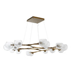 Arteriors Home  16 Light/antique Brass/clear Crackle Glass