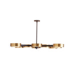 Arteriors Home  10 Light/antique Brass/bronze/frosted Glass