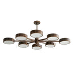 Arteriors Home  8 Light/heritage Brass/frosted Glass