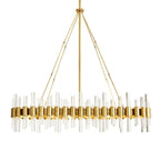 Arteriors Home  10 Light/antique Brass/clear Acrylic