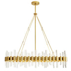 Arteriors Home 89130  10 Light/antique Brass/clear Acrylic Image 3