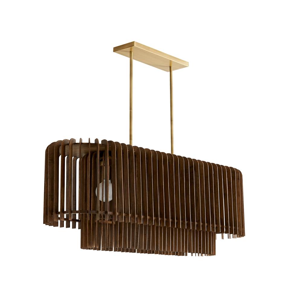 Arteriors Home 89334  5 Light/dark Walnut/antique Brass Image 4