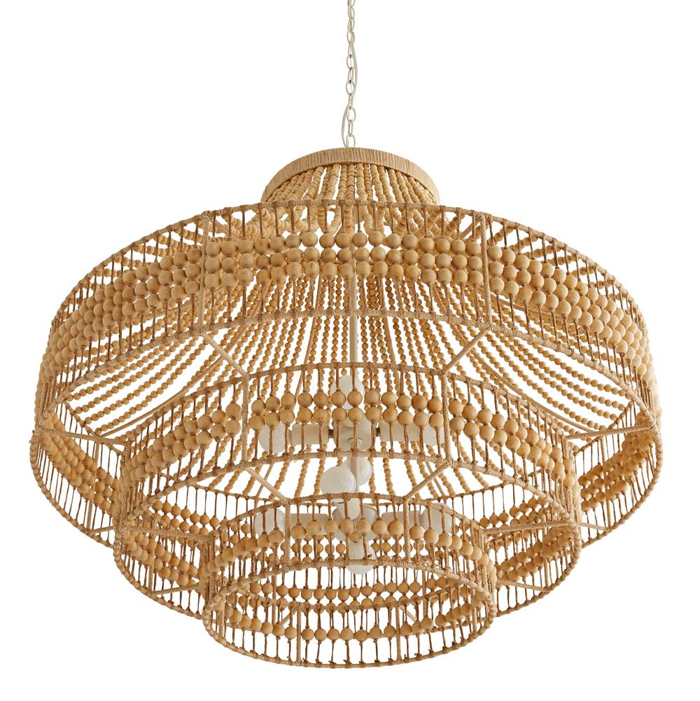 Arteriors Home 89335  8 Light/natural Wood Image 2