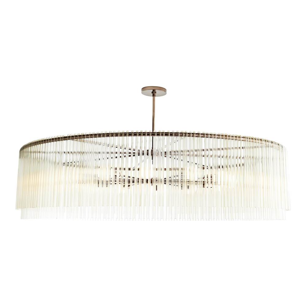 Arteriors Home  12 Light/brown Nickel/smoke Glass