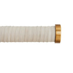 Arteriors Home 89467 Antique Brass 6 Light/antique Brass/cream Leather/opal Glass Image 4