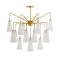 Arteriors Home 89472  Opal Swirl/antique Brass Image 1