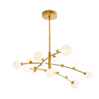 Arteriors Home 89481  Antique Brass/opal Swirl Image 3