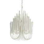 Arteriors Home 89559 Whitewashed Wood 5 Light/whitewashed Wood/white Iron Image 1