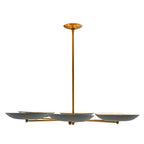 Arteriors Home 89648  6 Light/cadet Blue/antique Brass Image 3