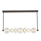 Arteriors Home  Led/english Bronze/champagne/smoke Glass/white Acrylic