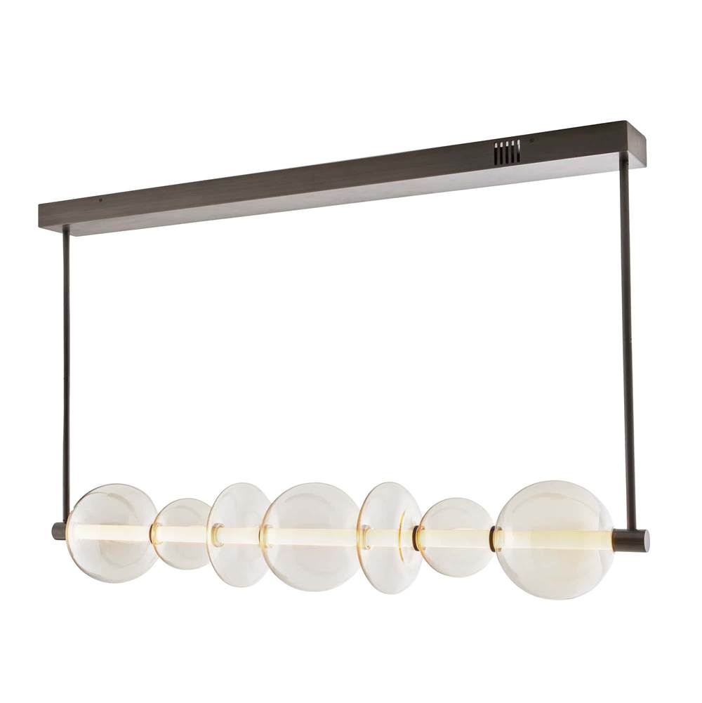 Arteriors Home 89656  Led/english Bronze/champagne/smoke Glass/white Acrylic Image 3