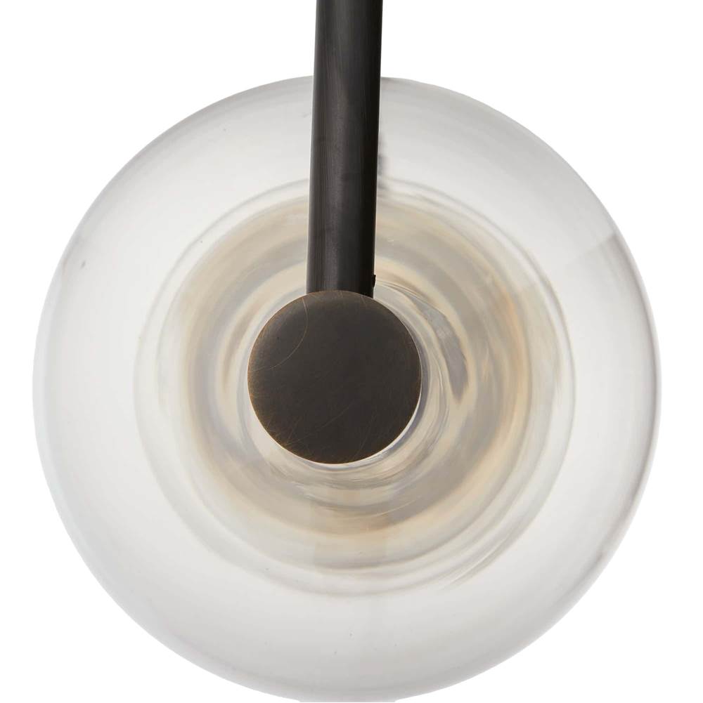Arteriors Home 89656  Led/english Bronze/champagne/smoke Glass/white Acrylic Image 2