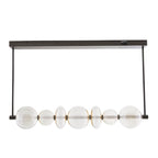 Arteriors Home 89656  Led/english Bronze/champagne/smoke Glass/white Acrylic Image 1