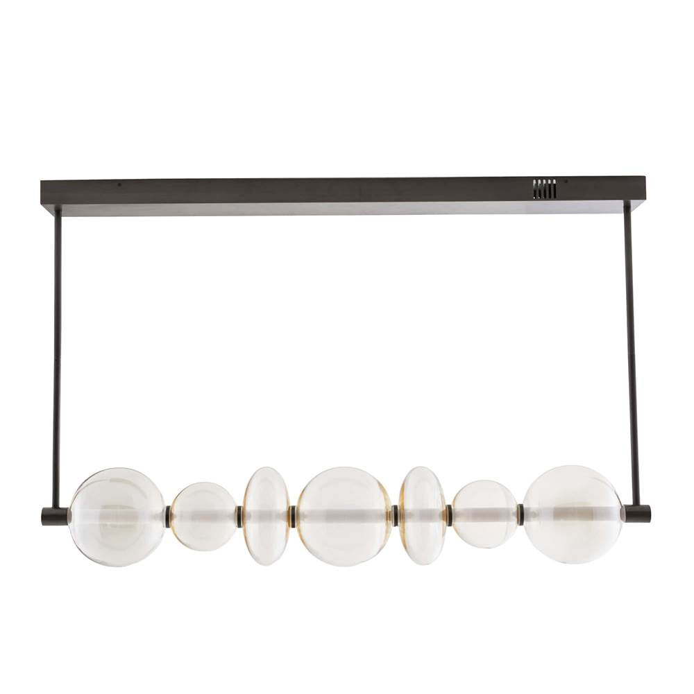 Arteriors Home 89656  Led/english Bronze/champagne/smoke Glass/white Acrylic Image 1