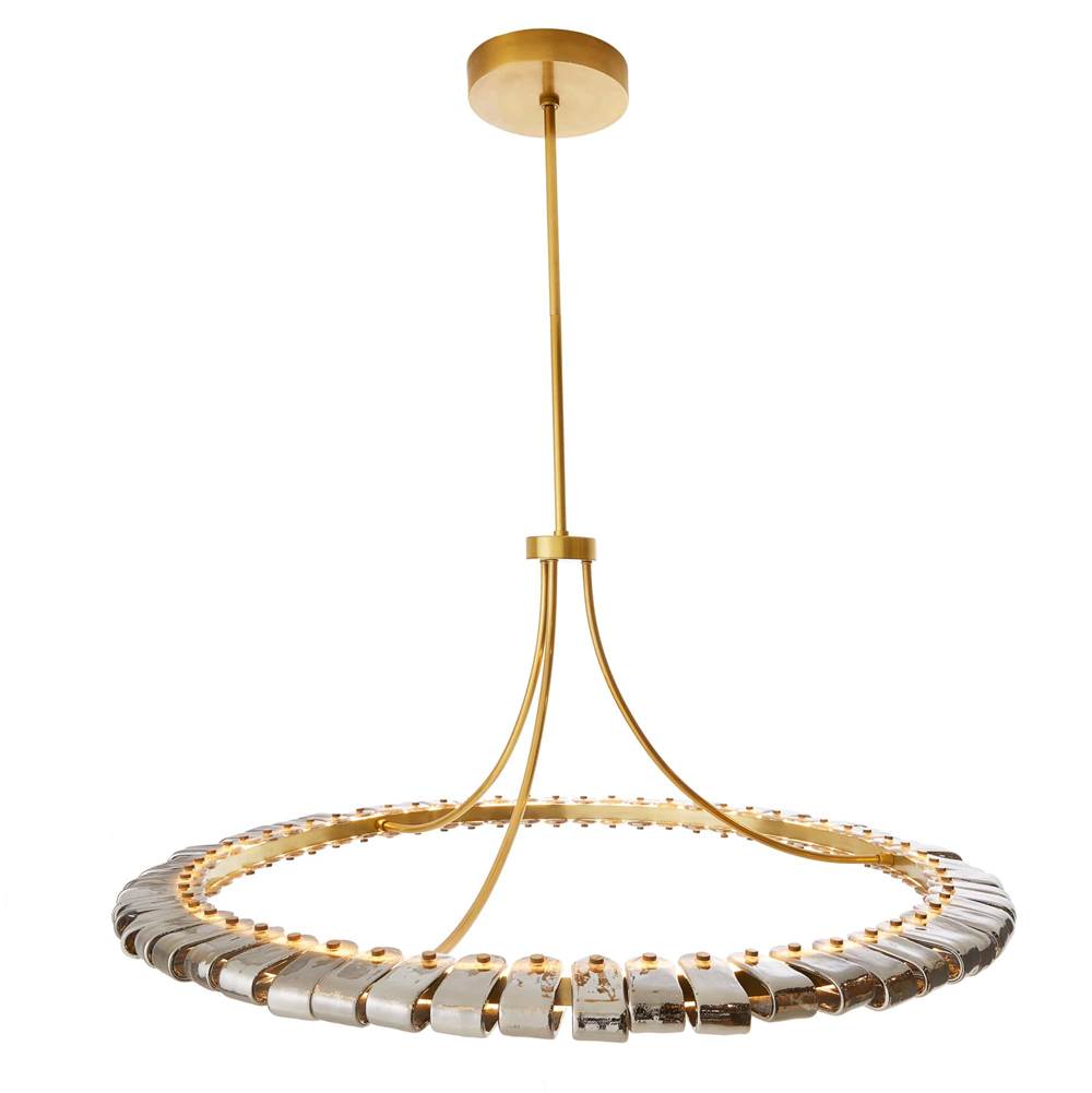 Arteriors Home 89660  Led/smoke Luster Glass/antique Brass Image 3