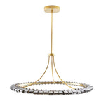 Arteriors Home 89660  Led/smoke Luster Glass/antique Brass Image 1