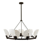 Arteriors Home 89661  9 Light/english Bronze/white Alabaster Image 1