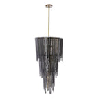 Arteriors Home 89662  7 Light/smoke Luster Glass/antique Brass Image 4