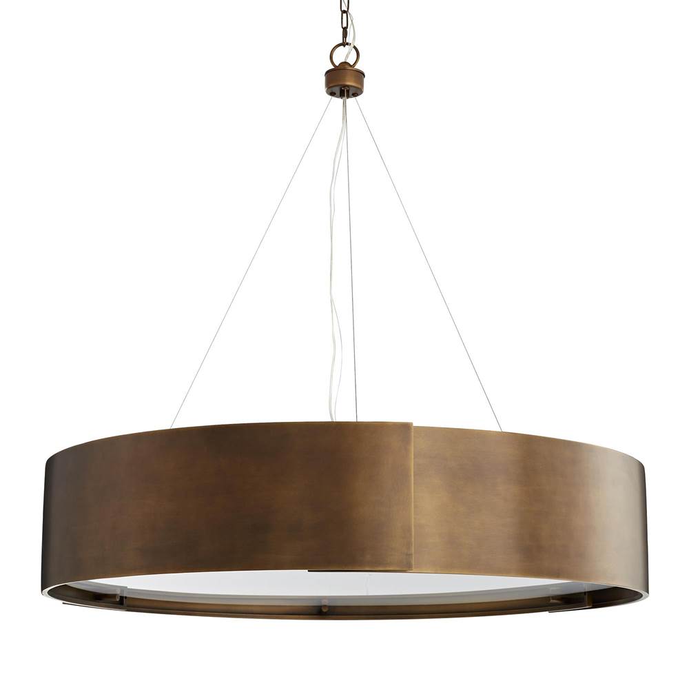 Arteriors Home 89702  5 Light/antique Brass/frosted Acrylic Image 1