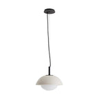 Arteriors Home DA49002 Ivory Stained Crackle 1 Light/ivory Stained Crackle Ceramic/frosted Glass Image 6