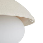 Arteriors Home DA49003 Ivory Stained Crackle 1 Light/ivory Stained Crackle Ceramic/frosted Glass Image 3