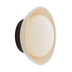 Arteriors Home DA49005 Ivory Stained Crackle 1 Light/ivory Stained Crackle Ceramic/frosted Glass Image 3